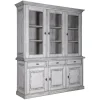 Vitrine 2x3 portes 3 tiroirs "Pin Provence"